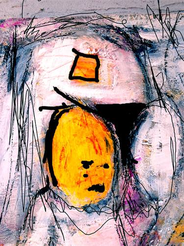 Original Abstract Expressionism Love Mixed Media by Vanda Parker