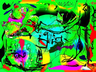 Original Abstract Expressionism Abstract Digital by Vanda Parker