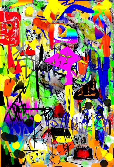 Original Abstract Expressionism Abstract Digital by Vanda Parker