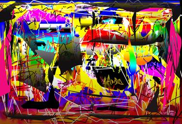 Original Abstract Expressionism Abstract Digital by Vanda Parker