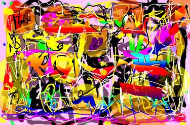 Original Abstract Expressionism Abstract Digital by Vanda Parker