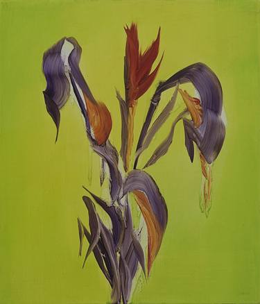 Original Expressionism Floral Paintings by Michael Newton