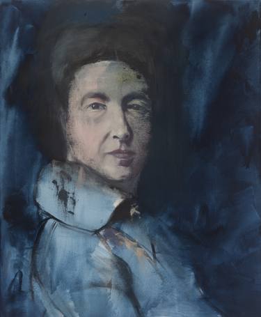 Original Expressionism Portrait Paintings by Michael Newton