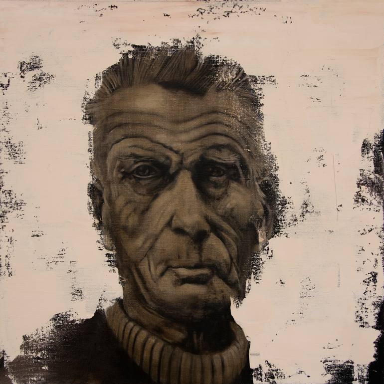 Samuel Beckett Painting by Michael Newton | Saatchi Art