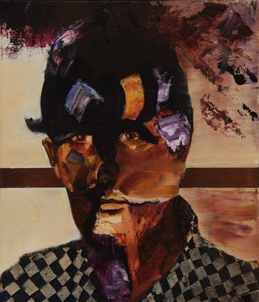 Original Abstract Portrait Paintings by Michael Newton
