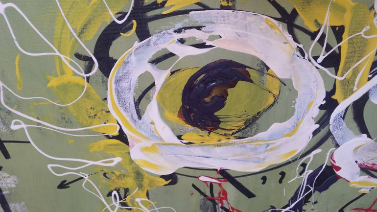 Original Abstract Expressionism People Painting by Francisco Capelo