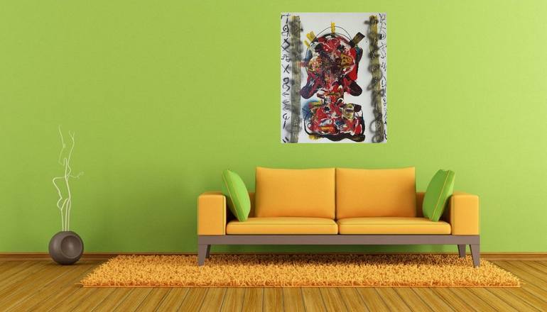 Original Abstract Expressionism Abstract Painting by Francisco Capelo