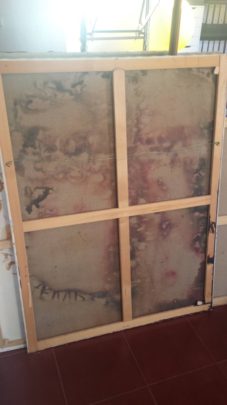 Original Abstract Expressionism Abstract Painting by Francisco Capelo