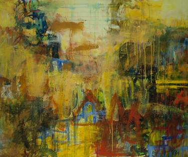 Original Abstract Expressionism Abstract Paintings by Rikke Kiil