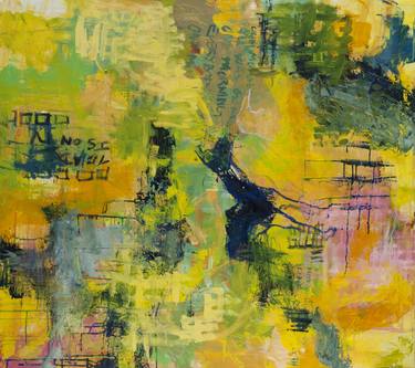 Original Abstract Expressionism Abstract Paintings by Rikke Kiil
