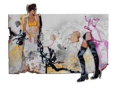 Print of Pop Art Women Collage by Rikke Kiil