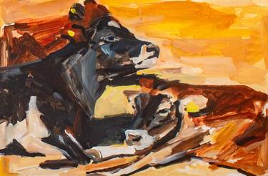 Original Rural life Paintings by Florencia Del Fabbro