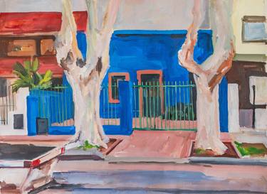 Original Architecture Paintings by Florencia Del Fabbro