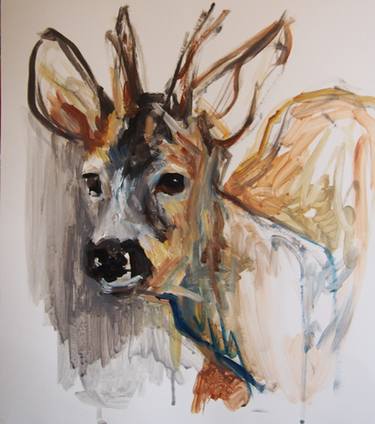 Original Expressionism Animal Paintings by Florencia Del Fabbro