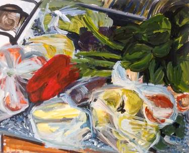 Original Expressionism Cuisine Paintings by Florencia Del Fabbro