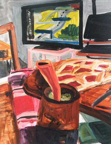 Original Expressionism Still Life Paintings by Florencia Del Fabbro