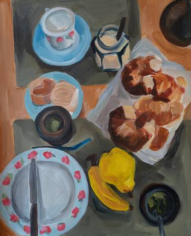 Original Food & Drink Paintings by Florencia Del Fabbro