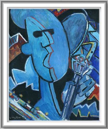 Original Abstract Music Paintings by Bill Newton