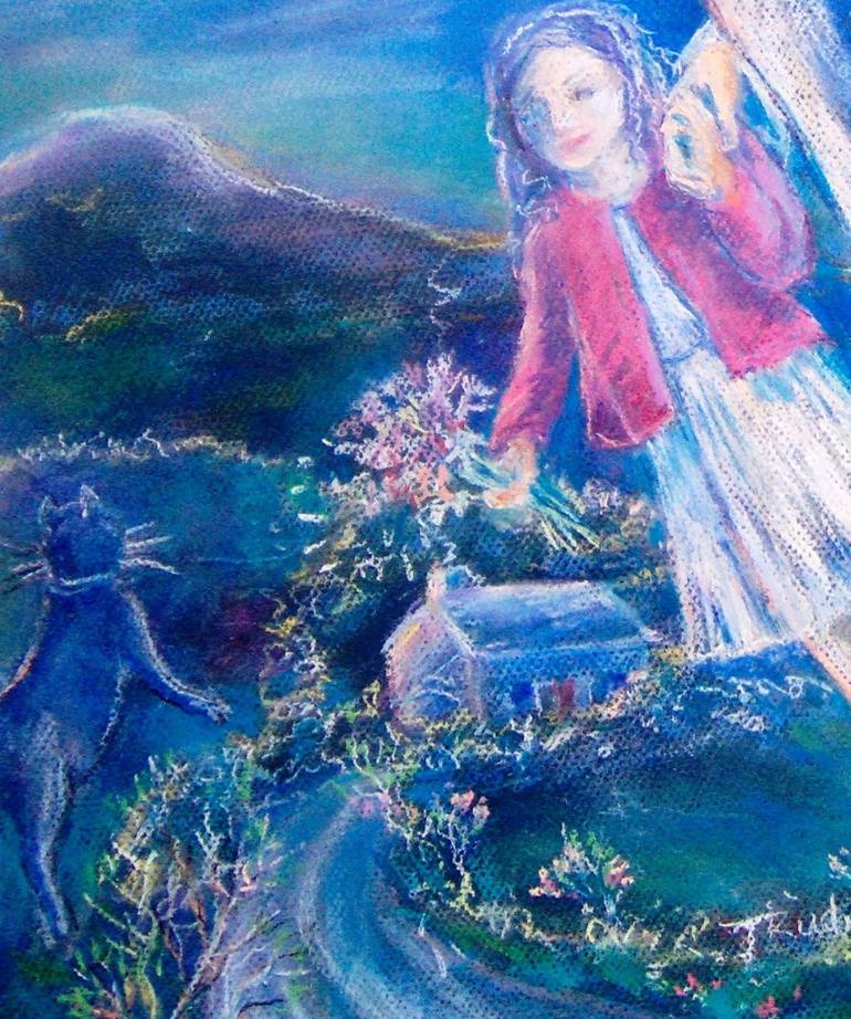 Original Fantasy Painting by Trudi Doyle