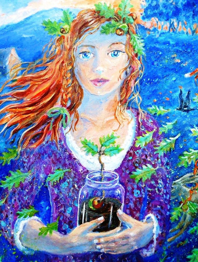 Original Figurative Nature Painting by Trudi Doyle