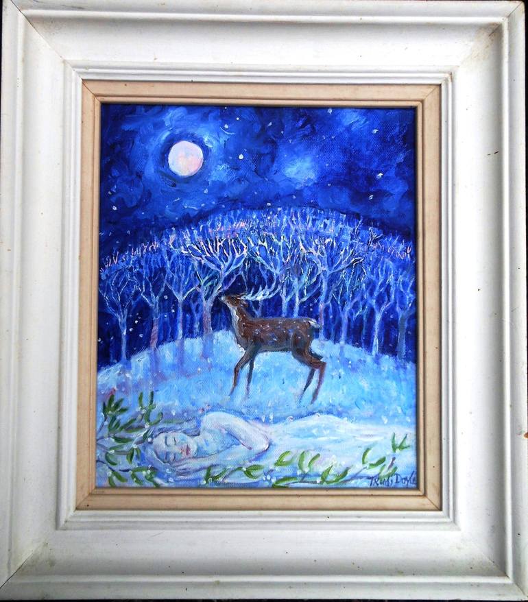 Original Fantasy Painting by Trudi Doyle