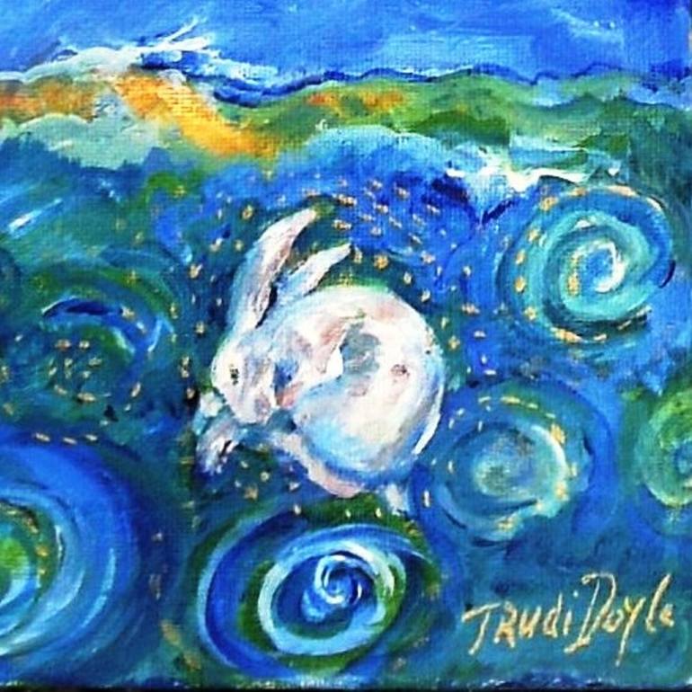 Original World Culture Painting by Trudi Doyle