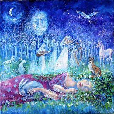 Original Fantasy Painting by Trudi Doyle