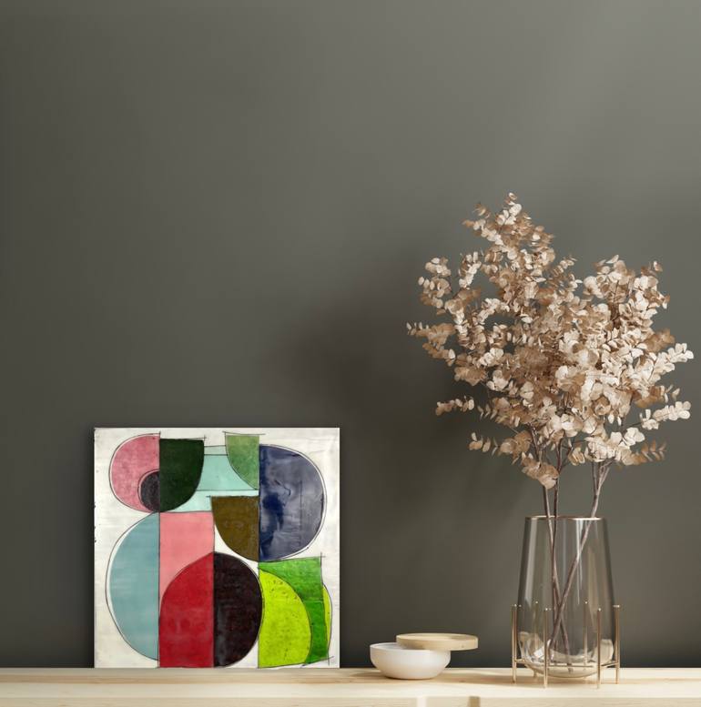 Original Contemporary Abstract Mixed Media by Gina Cochran