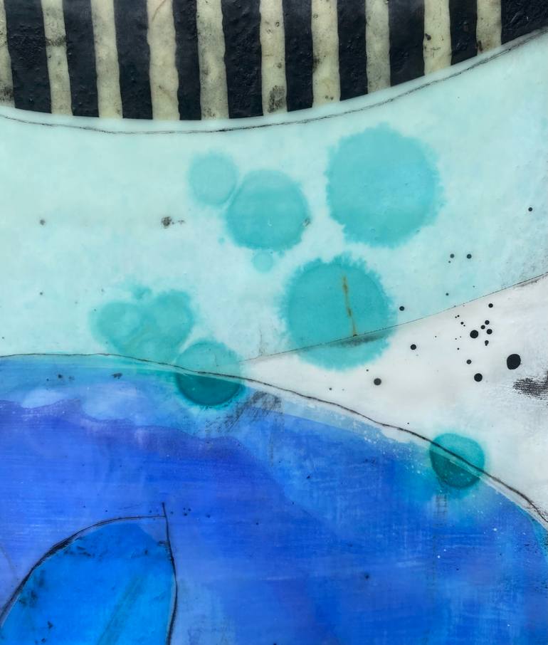 Original Abstract Expressionism Abstract Painting by Gina Cochran