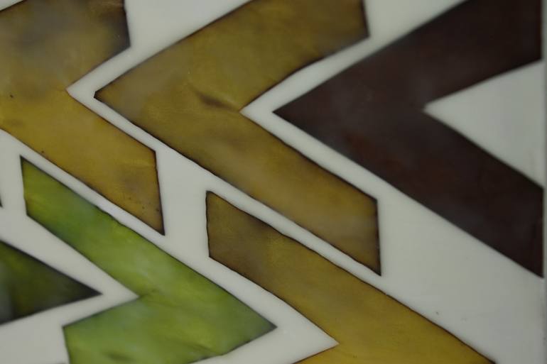 Original Minimalism Abstract Collage by Gina Cochran