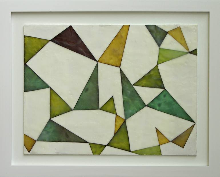 Original Modern Abstract Collage by GINA COCHRAN