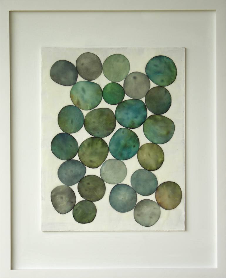 Original Modern Abstract Collage by GINA COCHRAN
