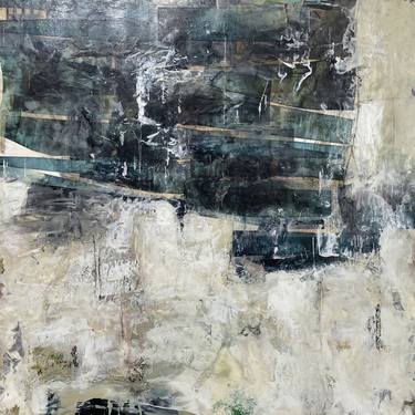 Print of Abstract Expressionism Abstract Collage by GINA COCHRAN