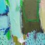 Thick surface with lots of collage and texture. Acrylic, charcoal, vintage collage material, crayon and ink on thick gallery wrapped canvas. Sides are painted a soft warm gray. Hanging wire included. Signed, dated and titled on the back. Ready to hang!