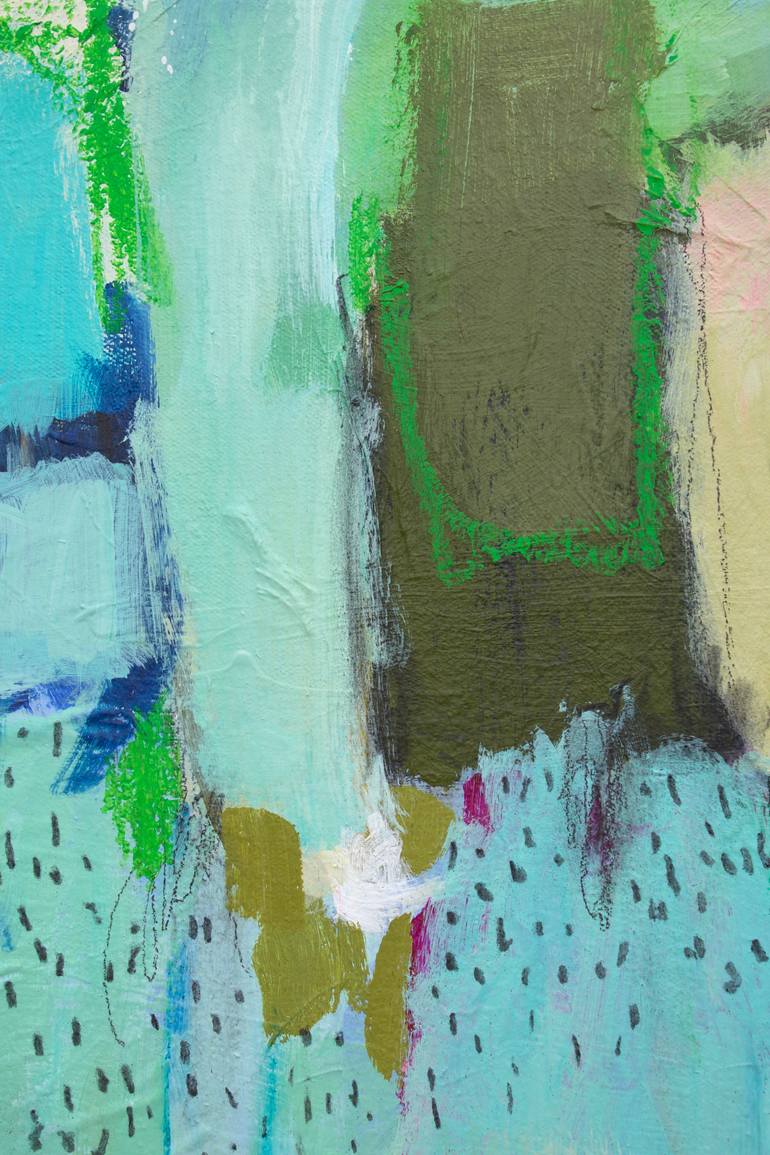 Original Abstract Expressionism Abstract Painting by Gina Cochran