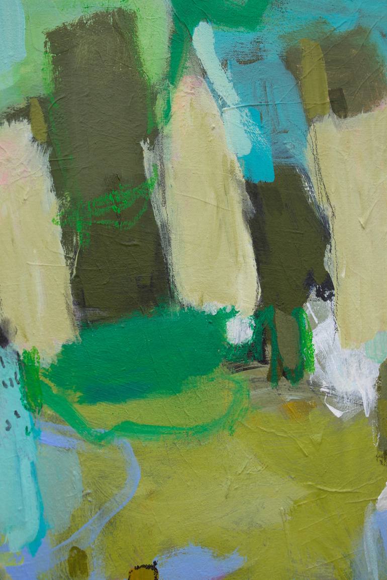 Original Abstract Expressionism Abstract Painting by Gina Cochran