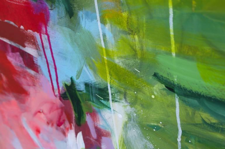 Original Abstract Expressionism Abstract Painting by Gina Cochran