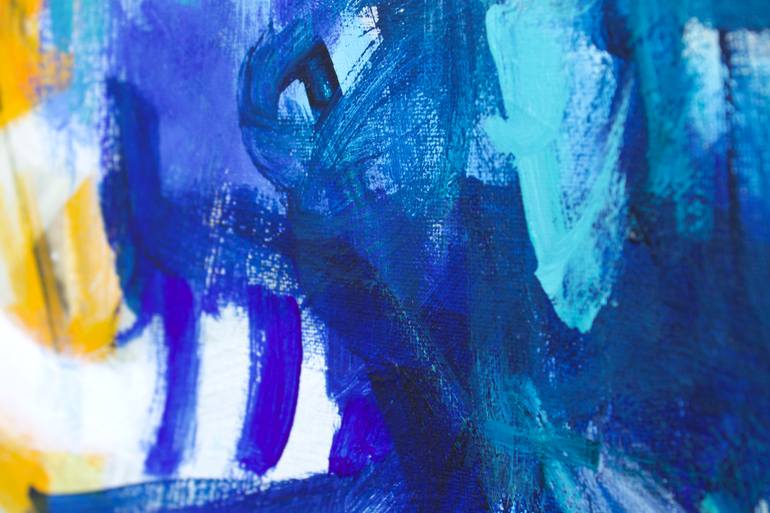 Original Abstract Expressionism Abstract Painting by Gina Cochran
