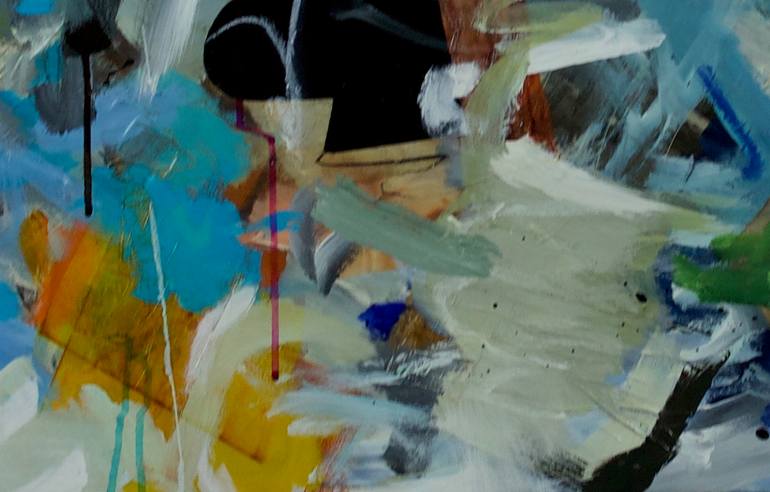 Original Abstract Expressionism Abstract Painting by Gina Cochran