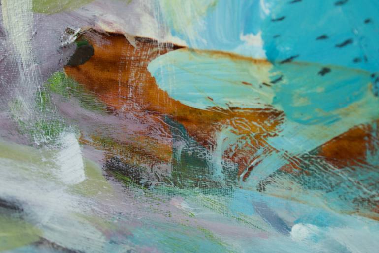 Original Abstract Expressionism Abstract Painting by Gina Cochran