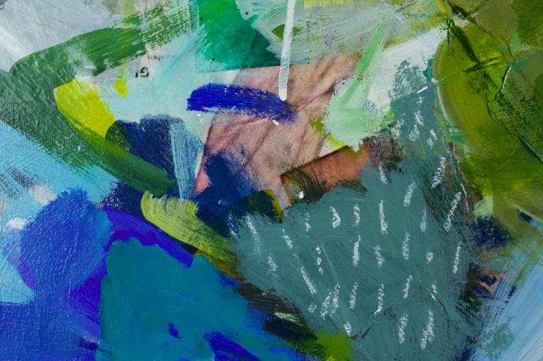 Original Abstract Expressionism Abstract Painting by Gina Cochran