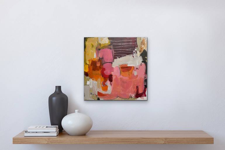 Original Abstract Expressionism Abstract Painting by Gina Cochran