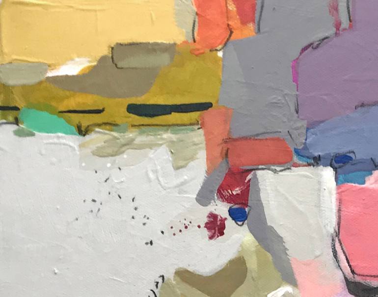 Original Abstract Expressionism Abstract Painting by Gina Cochran