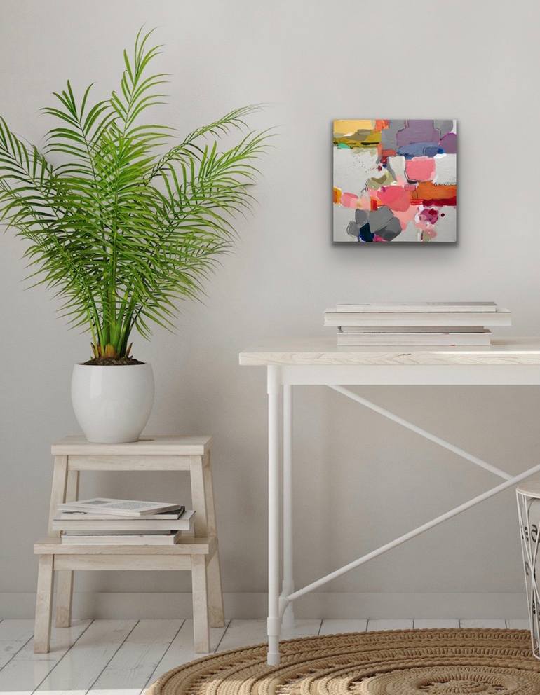 Original Abstract Expressionism Abstract Painting by Gina Cochran