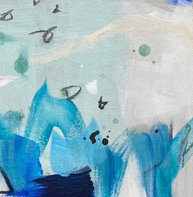 Original Abstract Expressionism Abstract Painting by Gina Cochran