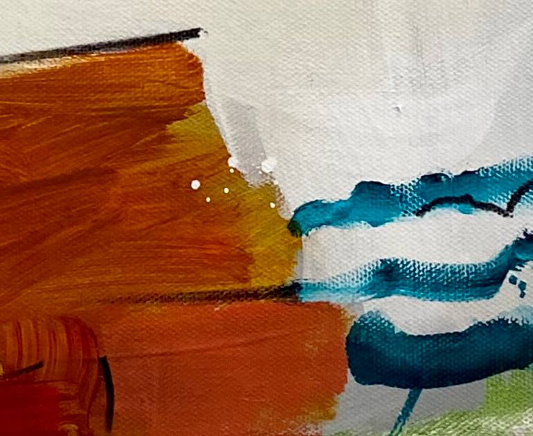 Original Abstract Expressionism Abstract Painting by Gina Cochran