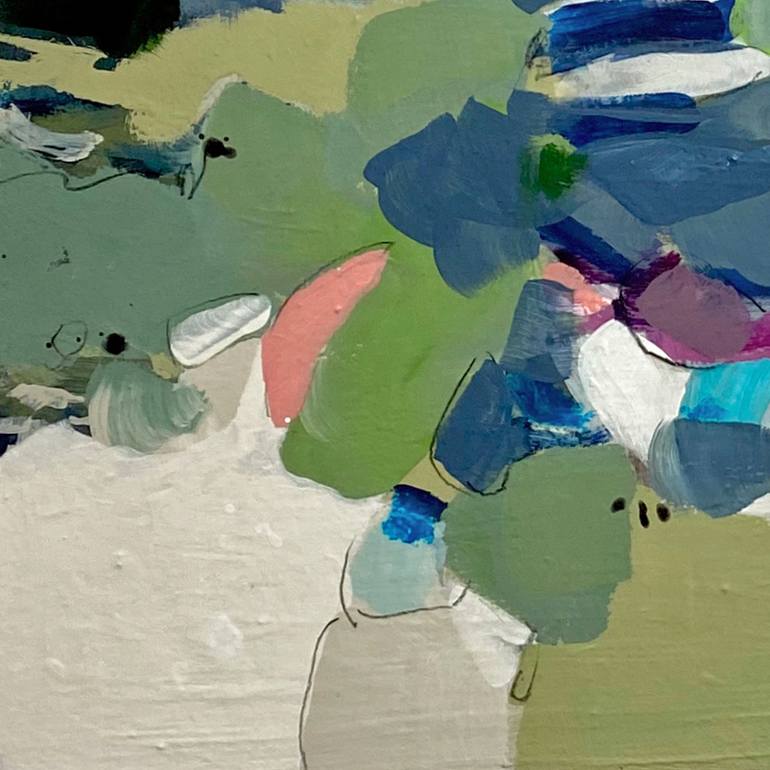 Original Abstract Expressionism Abstract Painting by Gina Cochran