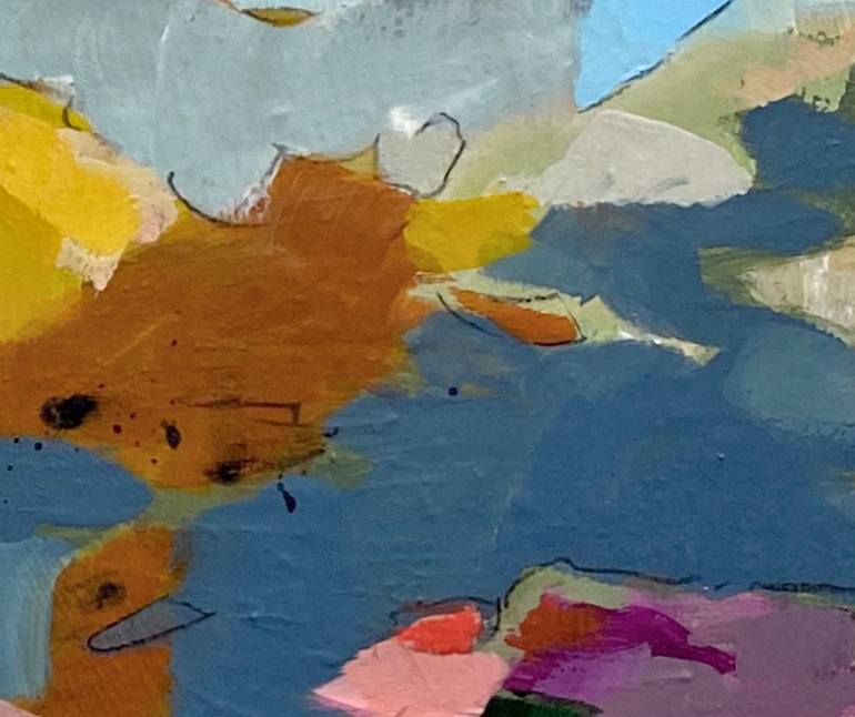 Original Abstract Expressionism Abstract Painting by Gina Cochran