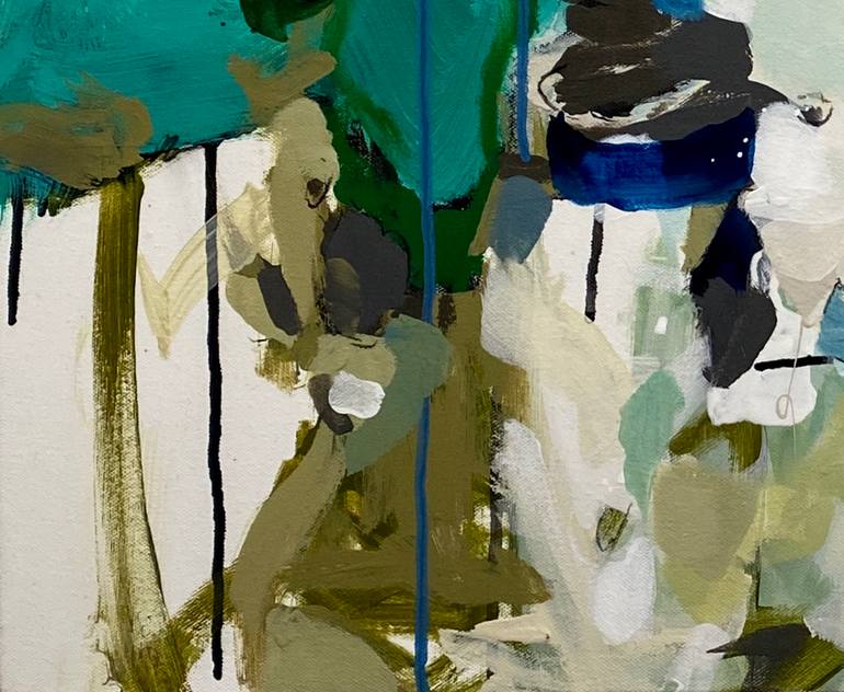 Original Abstract Expressionism Abstract Painting by Gina Cochran