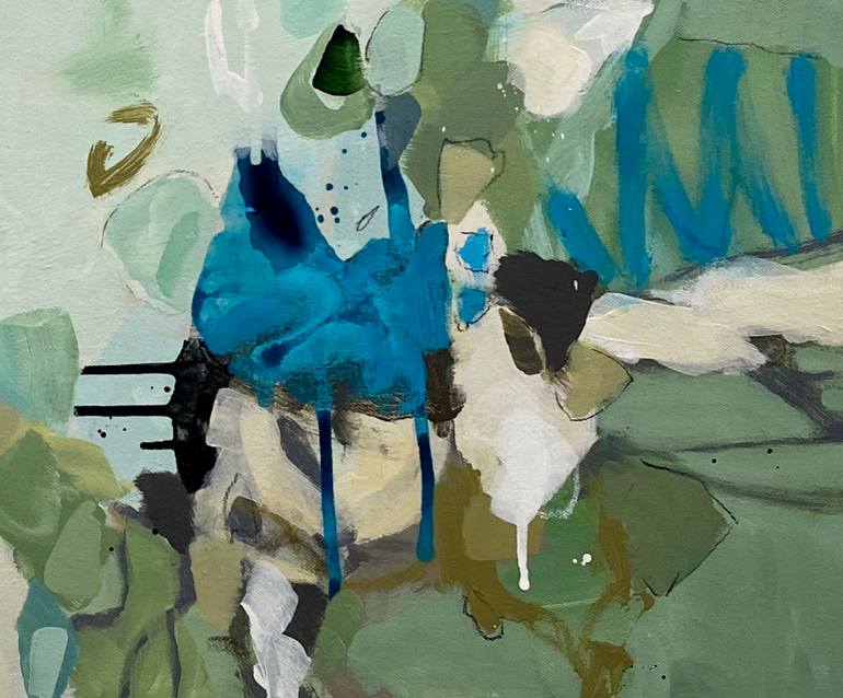 Original Abstract Expressionism Abstract Painting by Gina Cochran